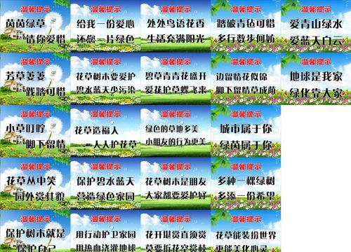春天里的爱护（保护花草树木的责任）