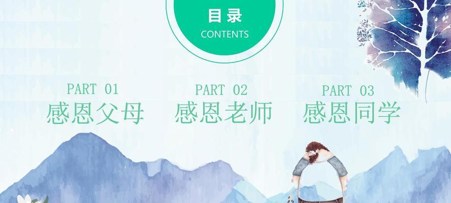 感恩的力量（致敬父母和老师）